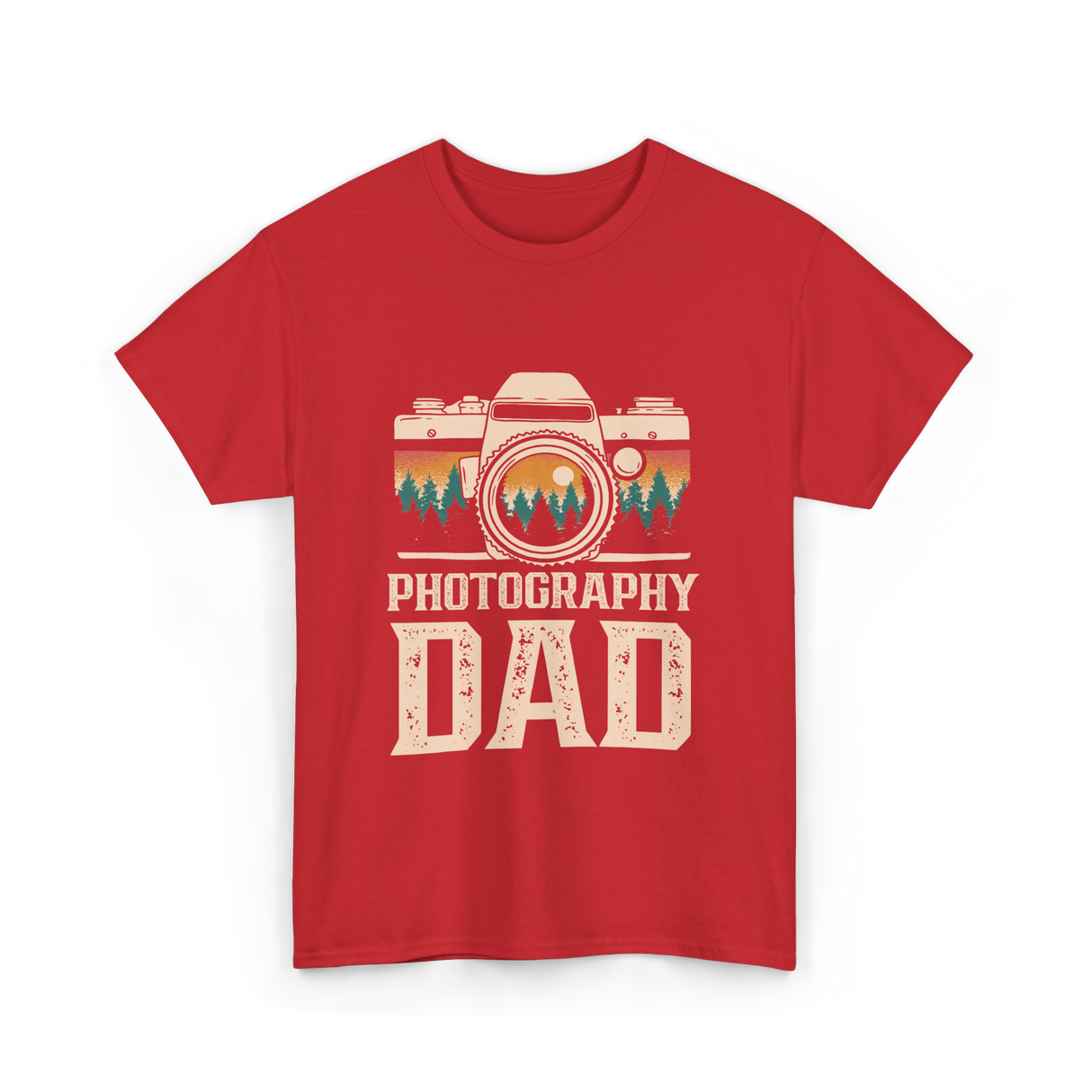 Photography Dad Photography T-Shirt - Red