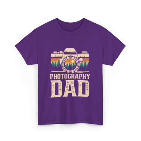 Photography Dad Photography T-Shirt - Purple