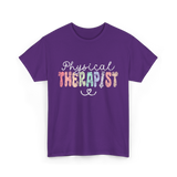 Physical Therapist Therapy Therapist T-Shirt - Purple