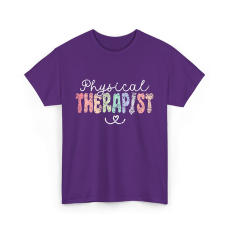 Physical Therapist Therapy Therapist T-Shirt - Purple