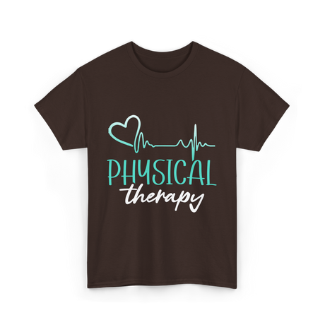 Physical Therapy Fitness T-Shirt - Dark Chocolate