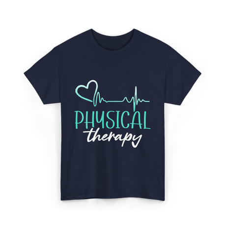 Physical Therapy Fitness T-Shirt - Navy