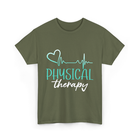 Physical Therapy Fitness T-Shirt - Military Green