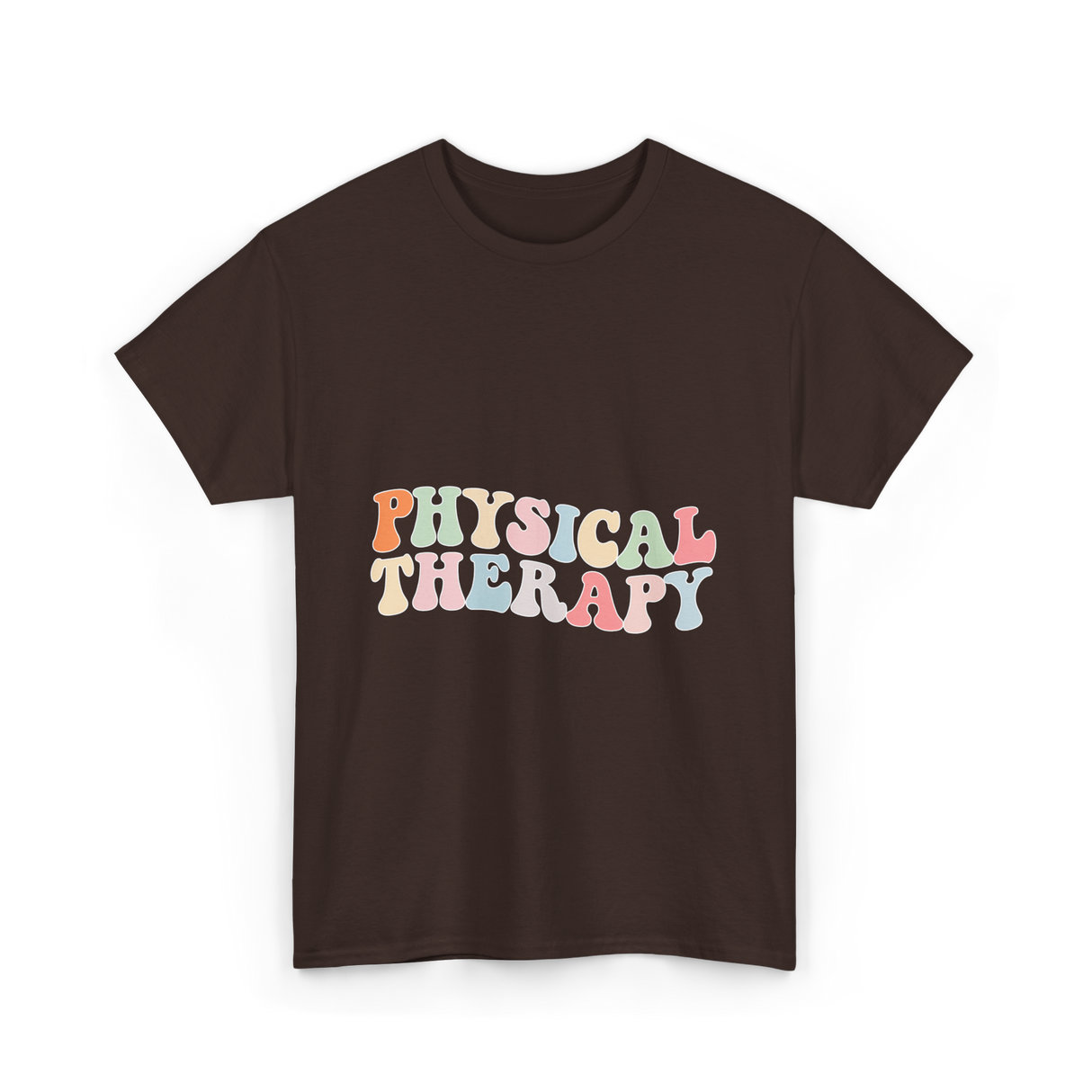 Physical Therapy Health Therapist T-Shirt - Dark Chocolate