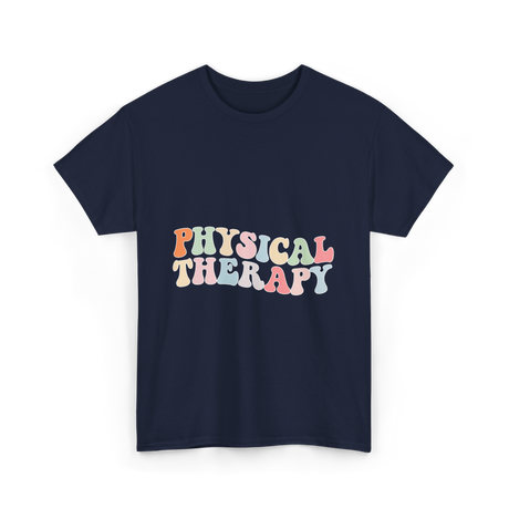 Physical Therapy Health Therapist T-Shirt - Navy