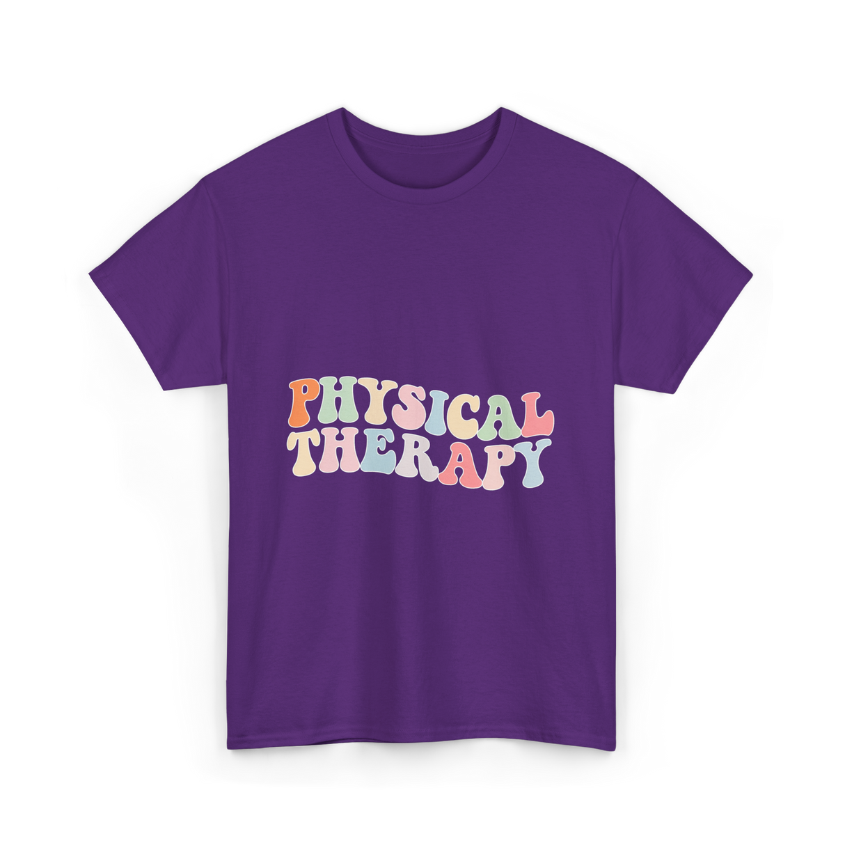 Physical Therapy Health Therapist T-Shirt - Purple