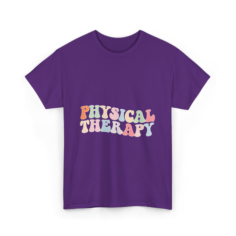 Physical Therapy Health Therapist T-Shirt - Purple