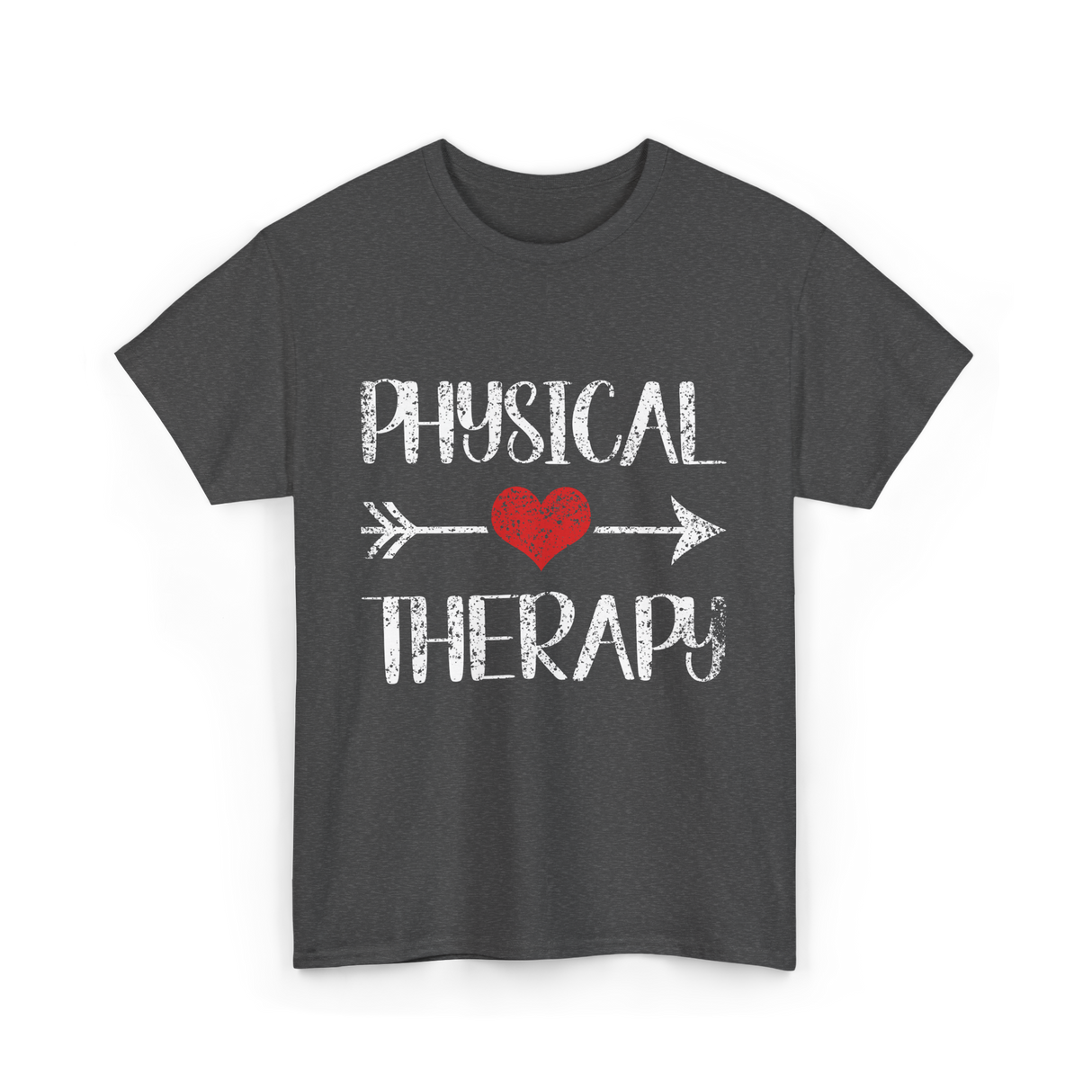 Physical Therapy Heart Therapy T-Shirt - Dark Heather