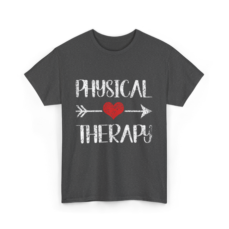 Physical Therapy Heart Therapy T-Shirt - Dark Heather