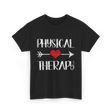 Physical Therapy Heart Therapy T-Shirt - Black