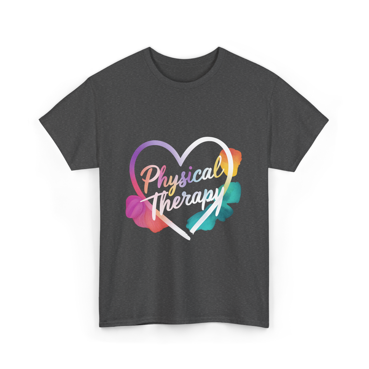 Physical Therapy Heart Therapy T-Shirt - Dark Heather