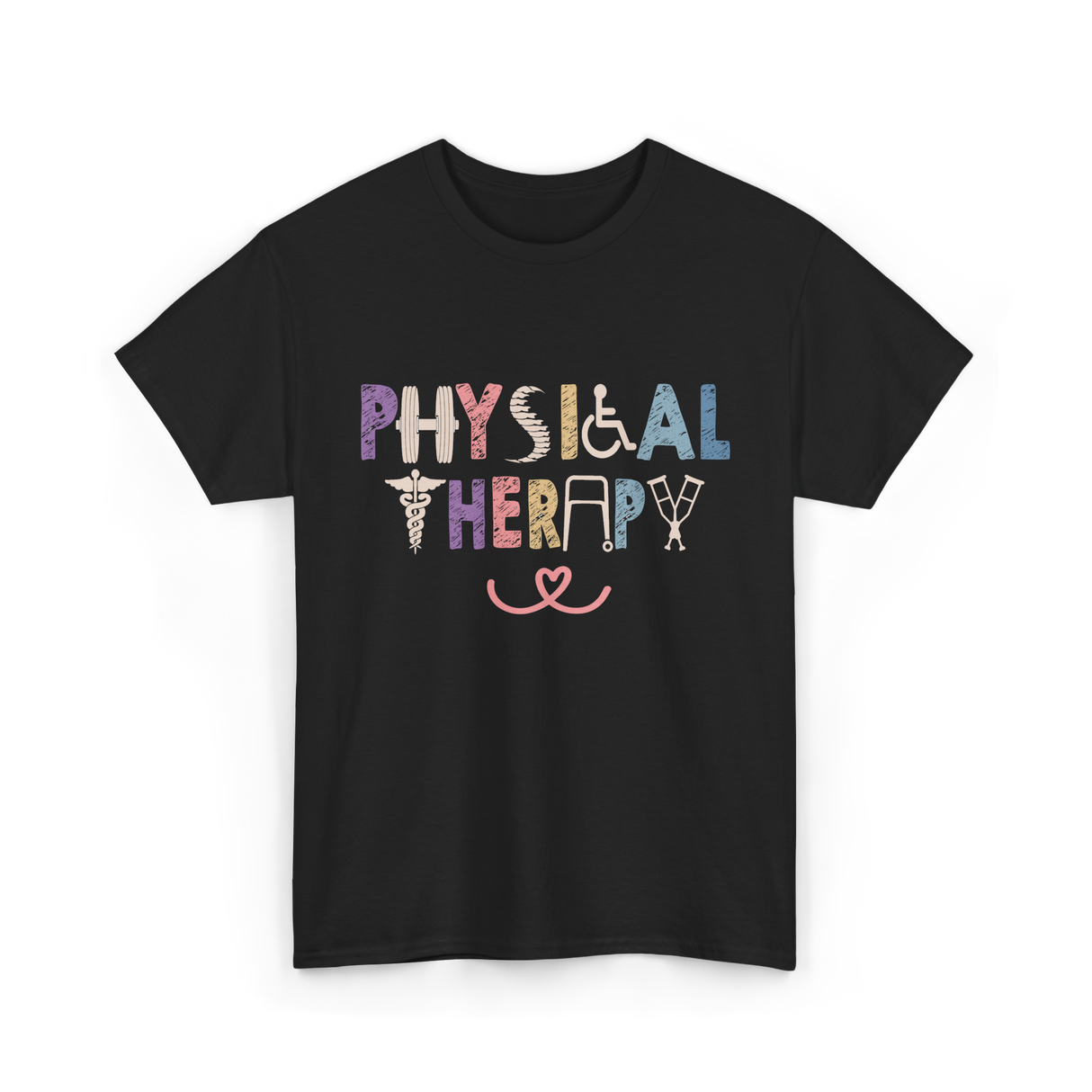 Physical Therapy Job Physical Therapist T-Shirt - Black