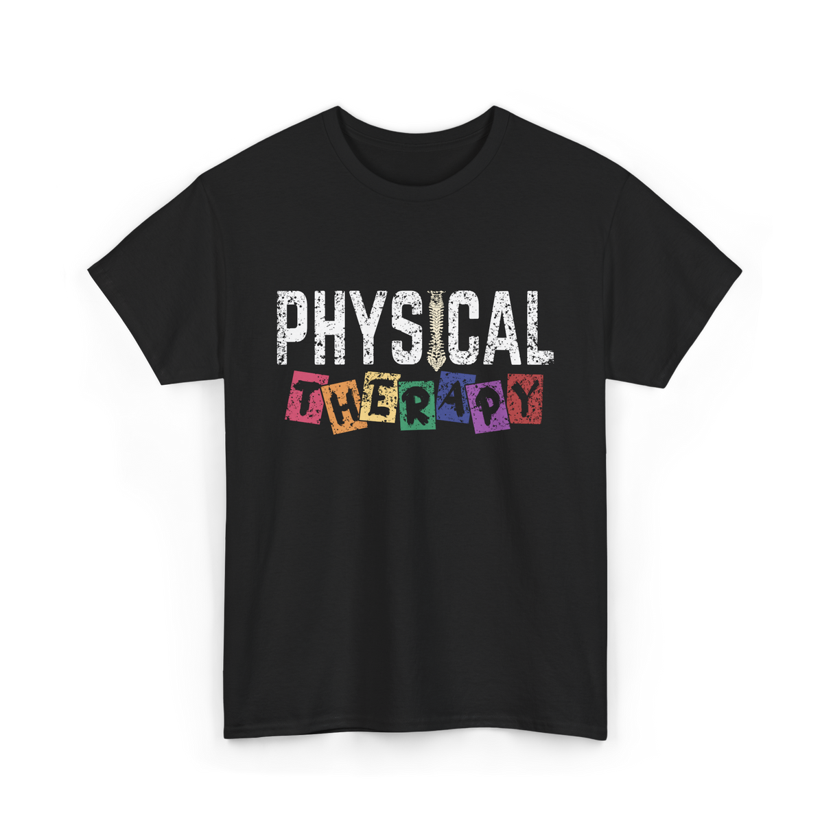 Physical Therapy Job Therapist T-Shirt - Black