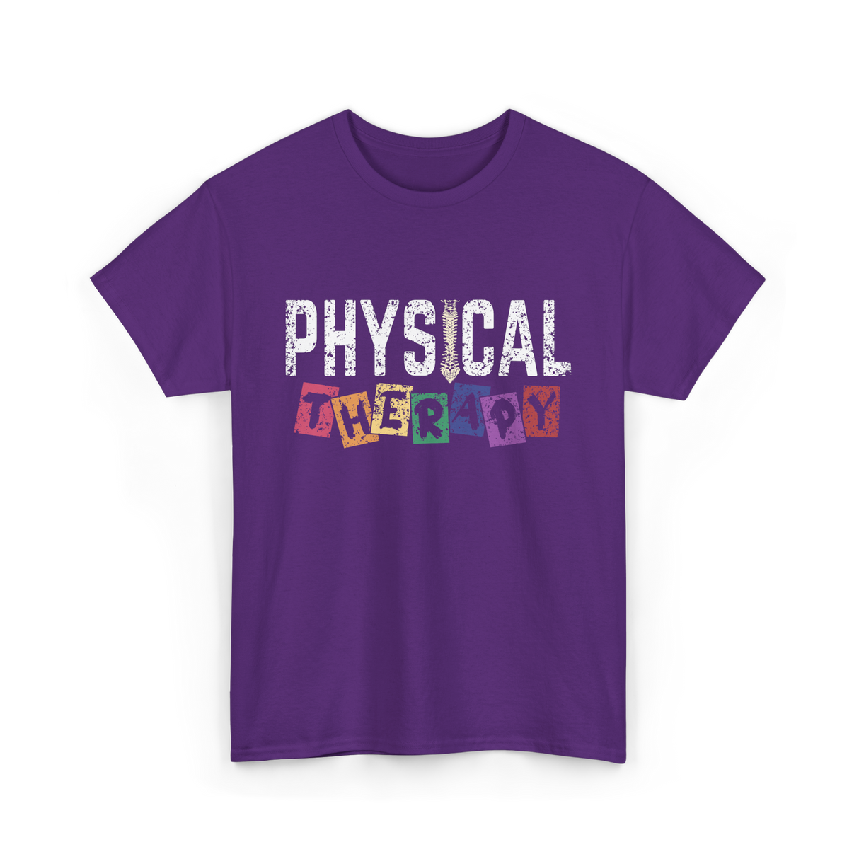 Physical Therapy Job Therapist T-Shirt - Purple