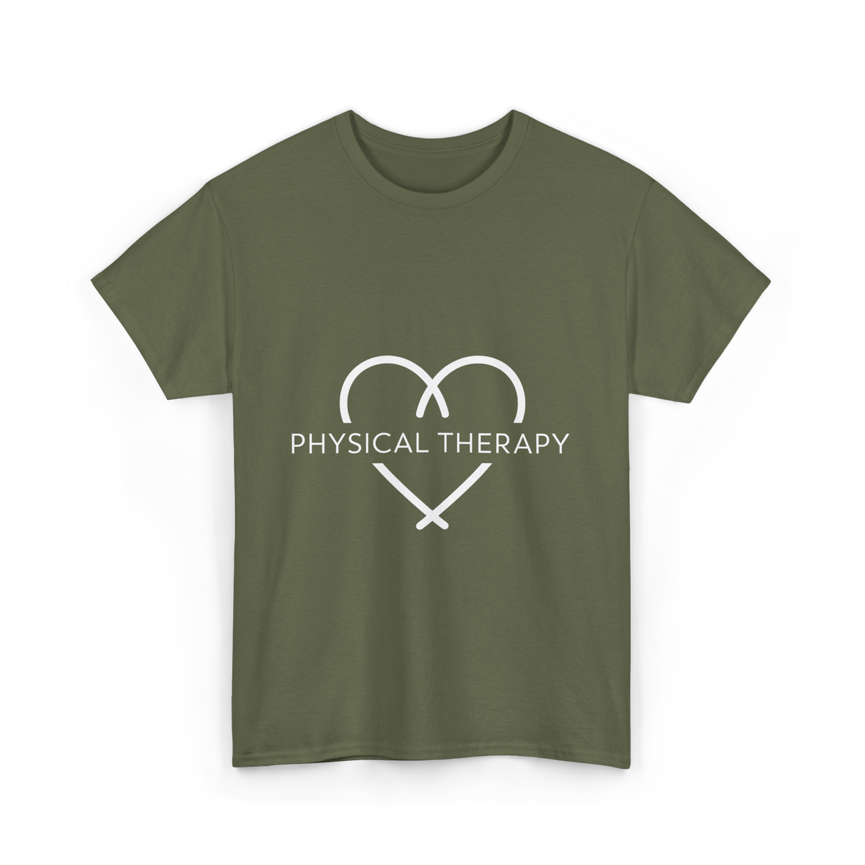 Physical Therapy Love Therapy T-Shirt - Military Green