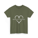 Physical Therapy Love Therapy T-Shirt - Military Green