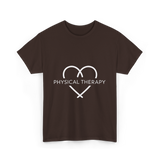 Physical Therapy Love Therapy T-Shirt - Dark Chocolate