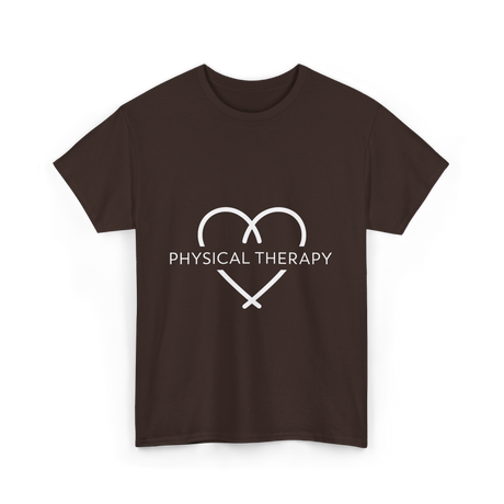 Physical Therapy Love Therapy T-Shirt - Dark Chocolate