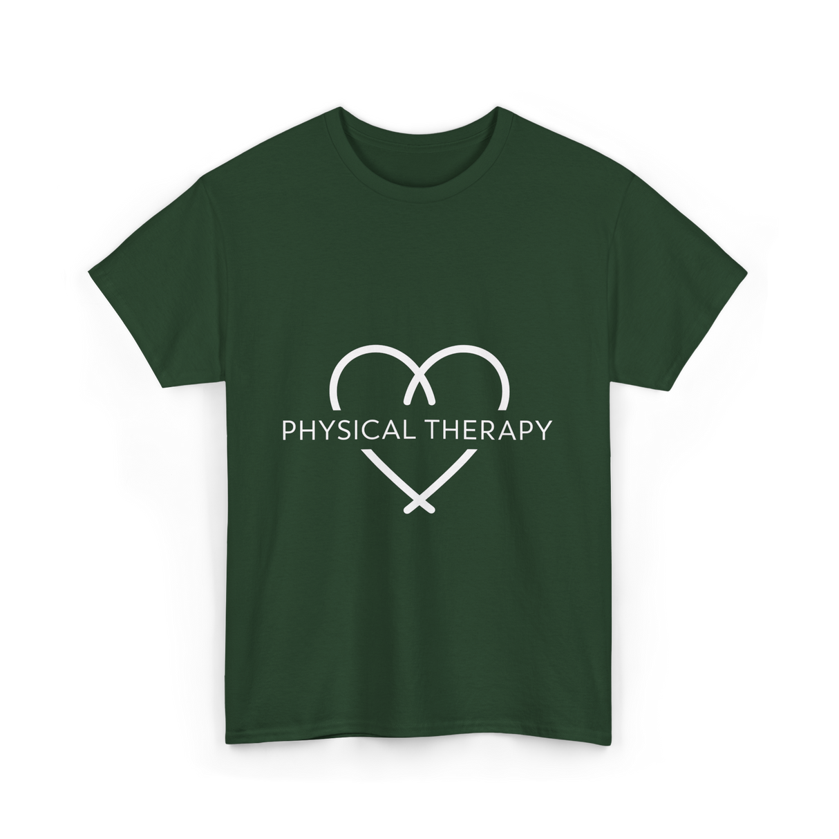 Physical Therapy Love Therapy T-Shirt - Forest Green