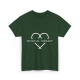 Physical Therapy Love Therapy T-Shirt - Forest Green