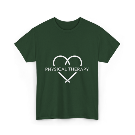 Physical Therapy Love Therapy T-Shirt - Forest Green