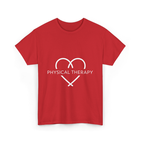 Physical Therapy Love Therapy T-Shirt - Red