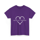 Physical Therapy Love Therapy T-Shirt - Purple