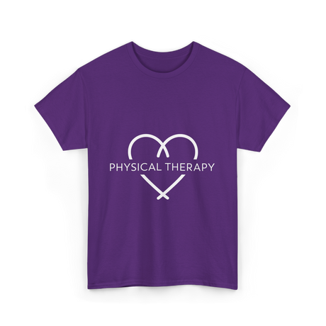 Physical Therapy Love Therapy T-Shirt - Purple