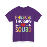 Physical Therapy Squad Physical Therapist T-Shirt - Purple