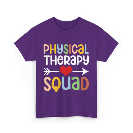 Physical Therapy Squad Physical Therapist T-Shirt - Purple