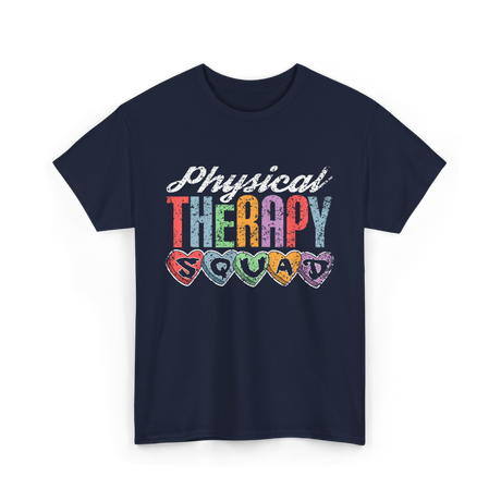 Physical Therapy Squad Physical Therapist T-Shirt - Navy