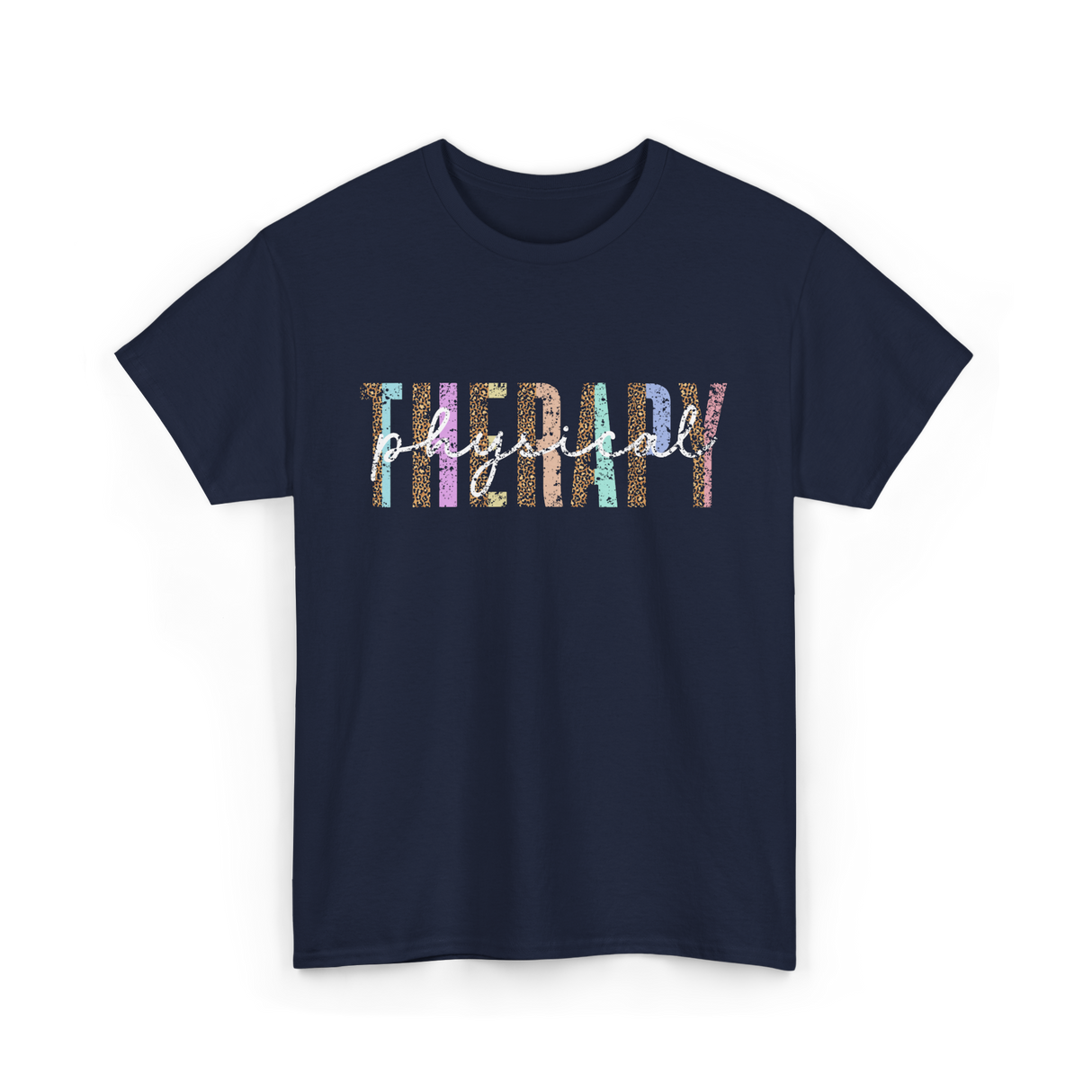 Physical Therapy Therapy Physical T-Shirt - Navy