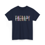 Physical Therapy Therapy Physical T-Shirt - Navy