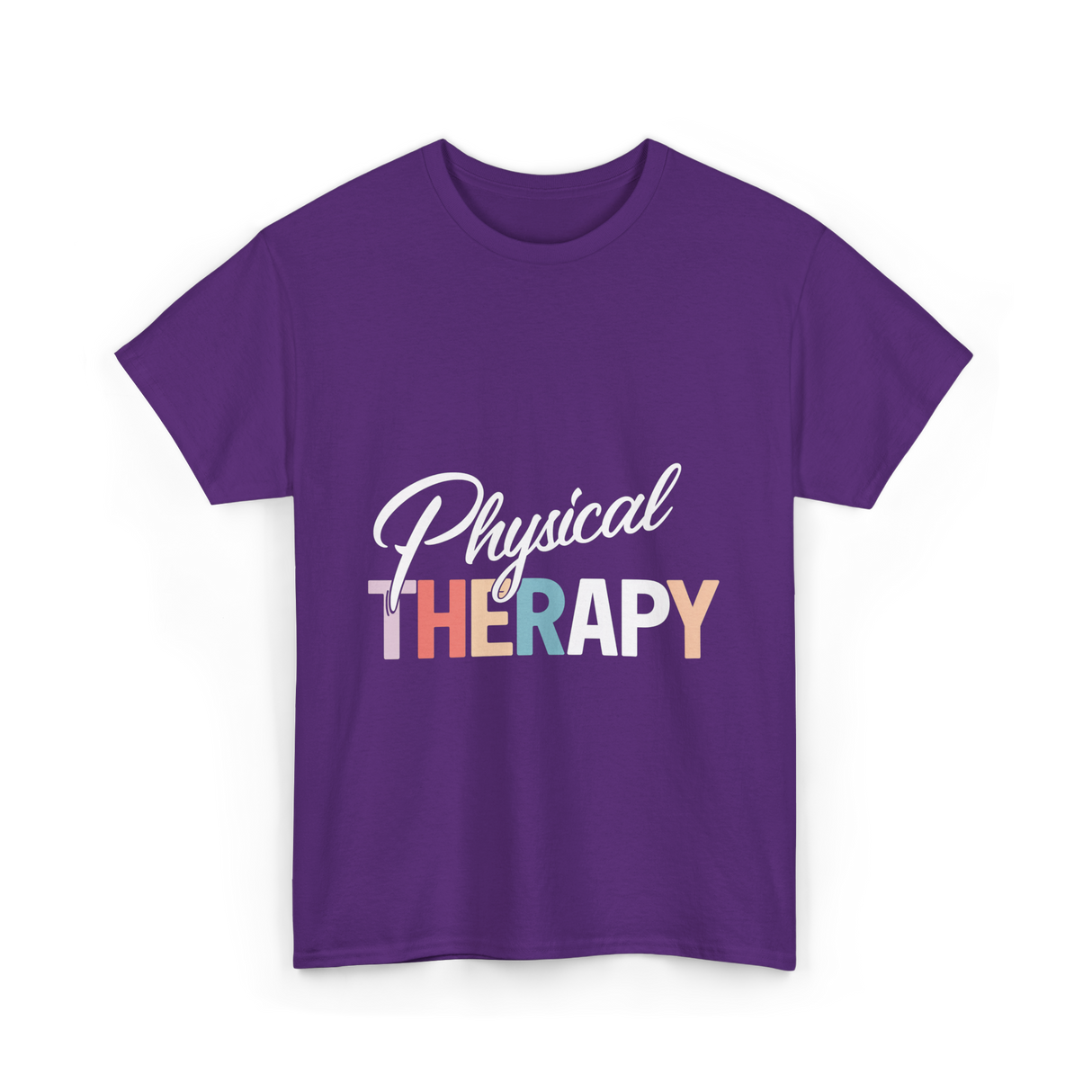 Physical Therapy Therapy Physical Therapist T-Shirt - Purple