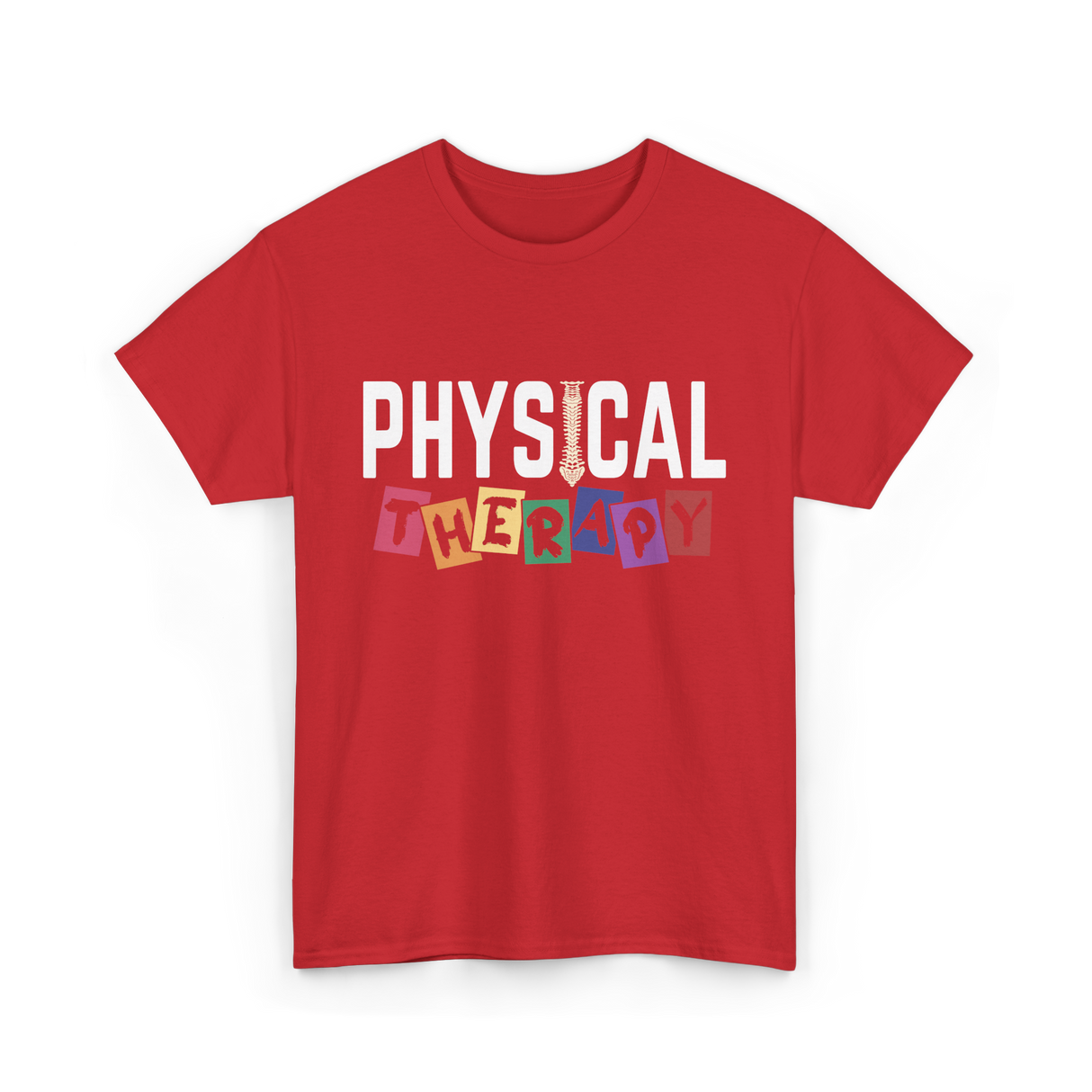 Physical Therapy Therapy PT T-Shirt - Red