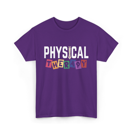 Physical Therapy Therapy PT T-Shirt - Purple