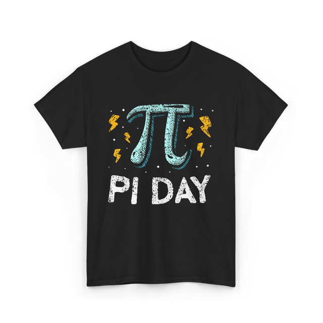 Pi Day Mathematics Math Teacher T-Shirt - Black