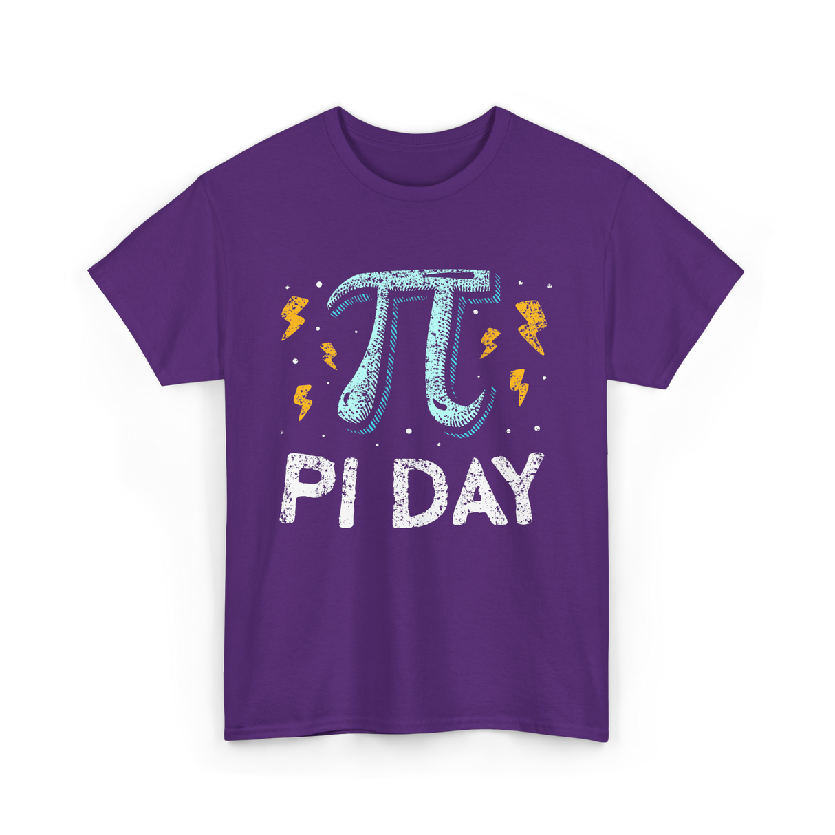 Pi Day Mathematics Math Teacher T-Shirt - Purple