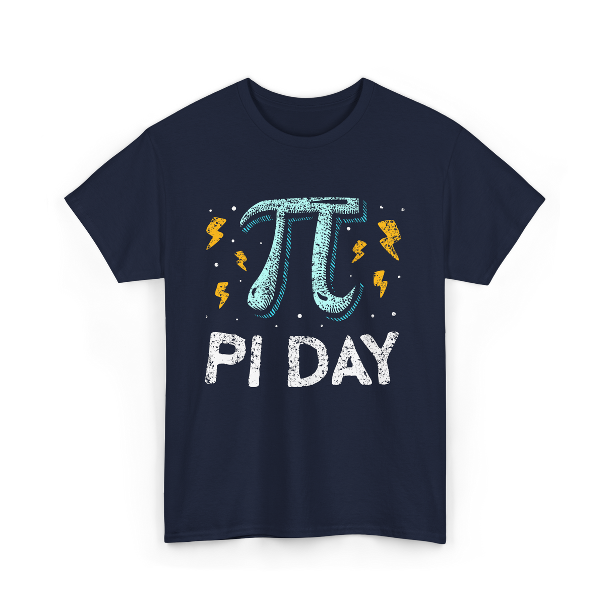 Pi Day Mathematics Math Teacher T-Shirt - Navy