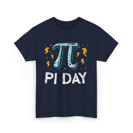 Pi Day Mathematics Math Teacher T-Shirt - Navy