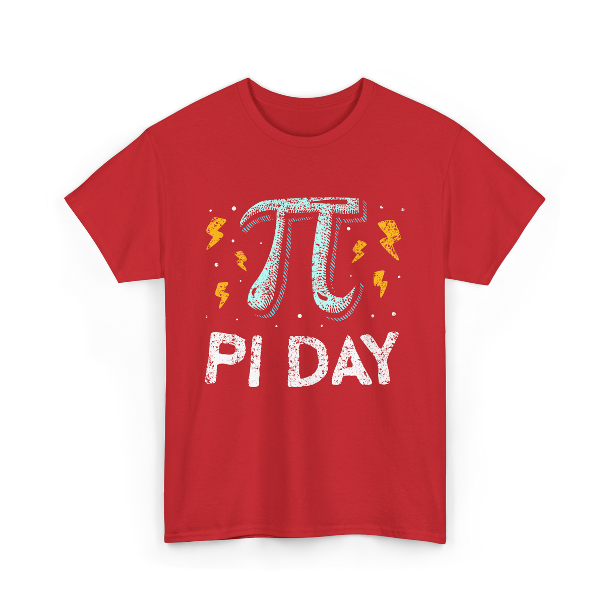 Pi Day Mathematics Math Teacher T-Shirt - Red