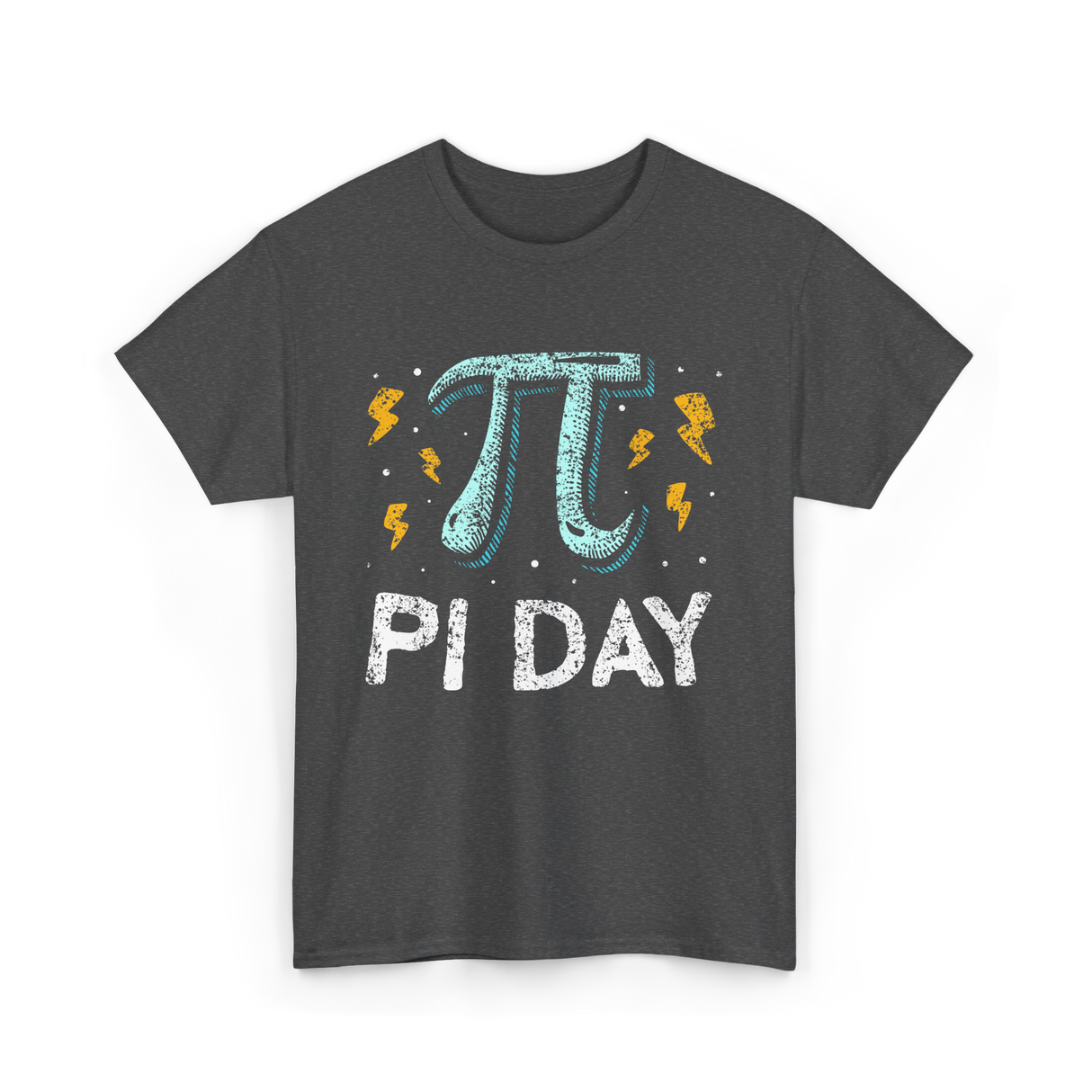 Pi Day Mathematics Math Teacher T-Shirt - Dark Heather