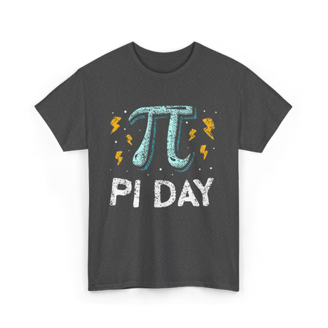 Pi Day Mathematics Math Teacher T-Shirt - Dark Heather