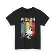 Pigeon Bird Lovers Pigeon Art T-Shirt - Black