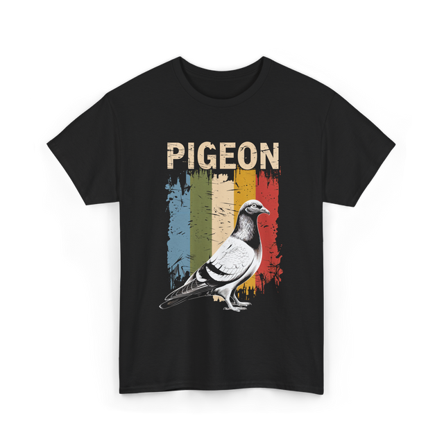 Pigeon Bird Lovers Pigeon Art T-Shirt - Black