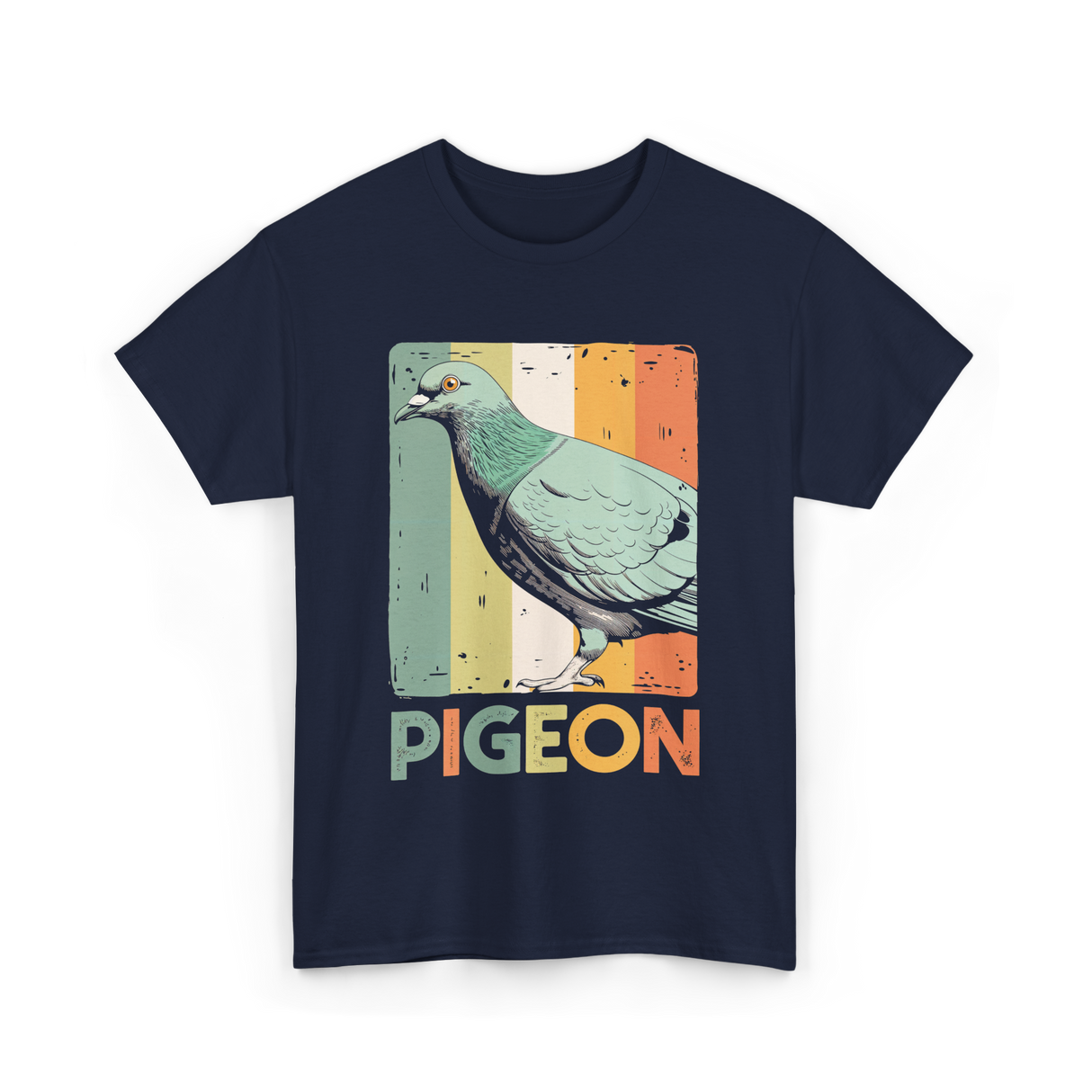 Pigeon Bird Pigeonry Breeder T-Shirt - Navy