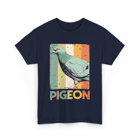 Pigeon Bird Pigeonry Breeder T-Shirt - Navy