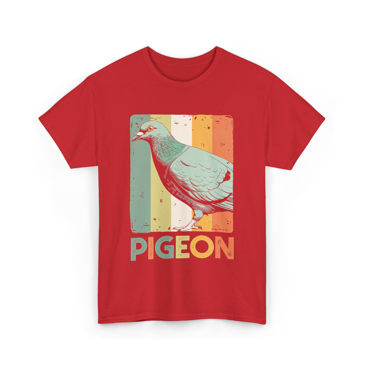 Pigeon Bird Pigeonry Breeder T-Shirt - Red