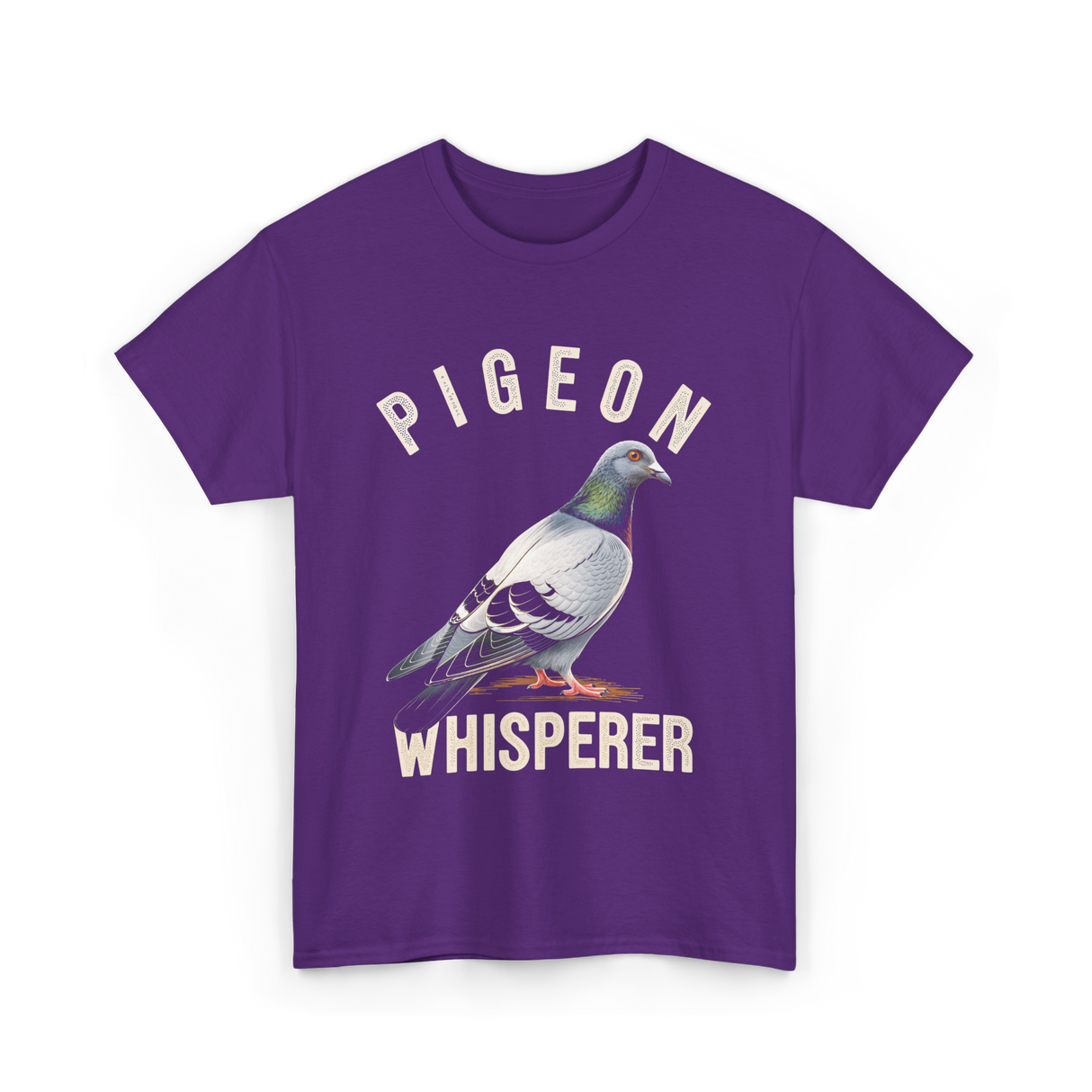 Pigeon Whisperer Bird Lover Pigeon T-Shirt - Purple