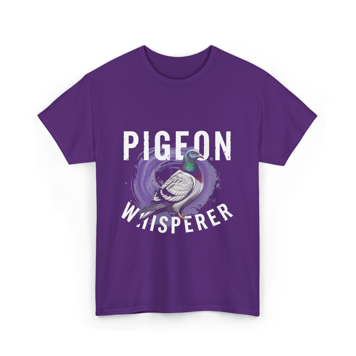 Pigeon Whisperer Bird Lover T-Shirt - Purple